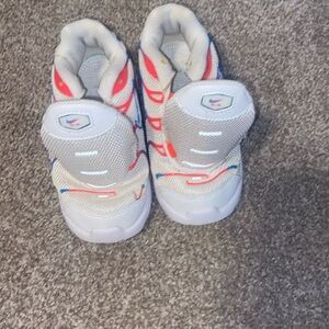 Nike Little Air Max Plus TN White/ Blue/ Pink TD Toddler Size 8C